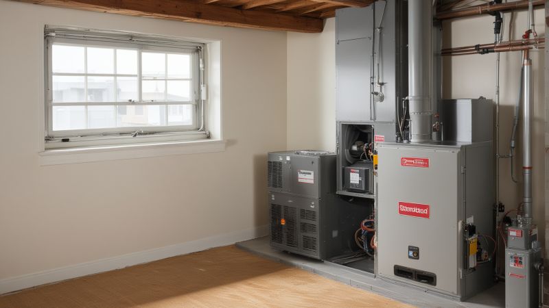 Standard efficiency gas furnace with reliable single-stage heating performance